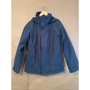 Burton Ski Jacket Blue Flecked Print *note
